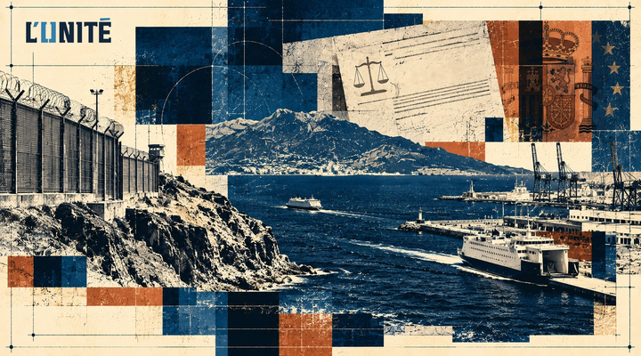 L’UNITÉ — L’Espagne, notre ennemie intime — visuel éditorial