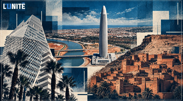 L’UNITÉ — Le Maroc au-delà des moyennes — visuel éditorial
